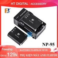 Pin Sạc NP-95 Cho Fujifilm X100 X100S X100T X70 X30 XF10 NP95 X-S1 GXR DB90 (Hàng Chính Hãng)