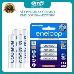 Pin sạc Panasonic Eneloop (4v AAA) BK-4HCCE/4BV