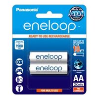 Pin sạc Panasonic eneloop tiêu chuẩn AAA 800mAh - BK-4MCCE2BT4 Vỉ 2 viên - Hàng chính hãng - 1 vỉ Pin sạc AAA