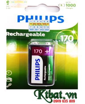 Pin Sạc Philips NiMH 9VB1A17 - 170mAh