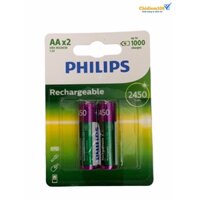 Pin Sạc Philips NiMH AA 2450mAh