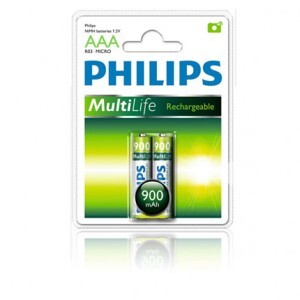 Pin Sạc Philips NiMH AAA 900mAh R03B2A90