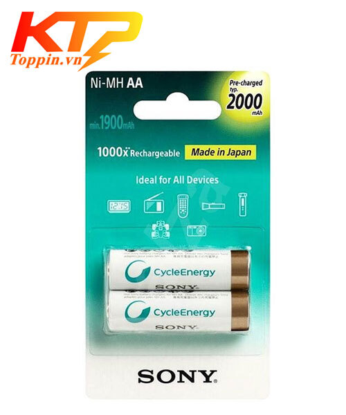 Pin sạc Sony 2100mAH AA x2 - NH-AA-B2KN