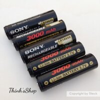 Pin sạc Sony 3.7V 18650 - 3200mAh đầu lồi - Dùng cho quạt sạc, đèn pin, tông đơ, loa, sạc dự phòng, máy khoan...