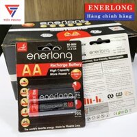 Pin sạc tiểu AA cho micro, máy ảnh Enerlong 2200mAh, Pin sac cho mic không dây cao cấp nhập khẩu chính hãng