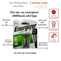 Pin sạc tiểu AA Energizer 2000mAh vỉ 2 viên CHÍNH HÃNG-VPP Bảo Nam