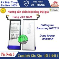 Pin SAMSUNG Galaxy Note 5 (N920- ABA), 3000mAh CHUẨN ZIN - Đúng chất lượng - BH 1 năm