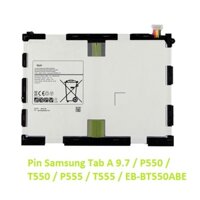 Pin Samsung Galaxy Tab A T550 T555 T555C P550 P555C P555 Tab A 9.7 BT550ABE- Bảo hành 3 tháng