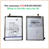 Pin samsung M20/EB-BG580ABU ,cũ zin bóc máy còn ok
