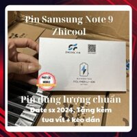 Pin Samsung Note 9 Zhicool, Pin Note 9 4000mAh, Tặng kèm bộ mở mày và keo dán, Bảo hành 3 tháng