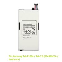 Pin Samsung Tab P1000 / Tab 7.0 (SP4960C3A / 4000mAh)