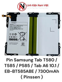 Pin Samsung Tab T580 / T585 / P585 / Tab A6 10.1 / EB-BT585ABE / 7300mAh ( Pinssen )