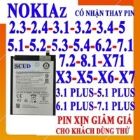 Pin Scud cho Nokia 7.1/8.1/X71/X7/X6/X5/X3/2.3/2.4/3.1/3.2/3.4/5.1/5.3/5.4/3.2/7.2/6.2/3.1 Plus/5.2/5/7.1/6.1 Plus