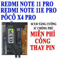 Pin Scud cho Xiaomi Redmi Note 11 Pro/Redmi Note 11E Pro/Poco X4 Pro/Pocophone X4 Pro BN5E - 5000mAh