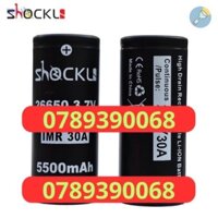 Pin Shockli 26650 5500mah xả cao 20A/30A mới pin công nghiệp