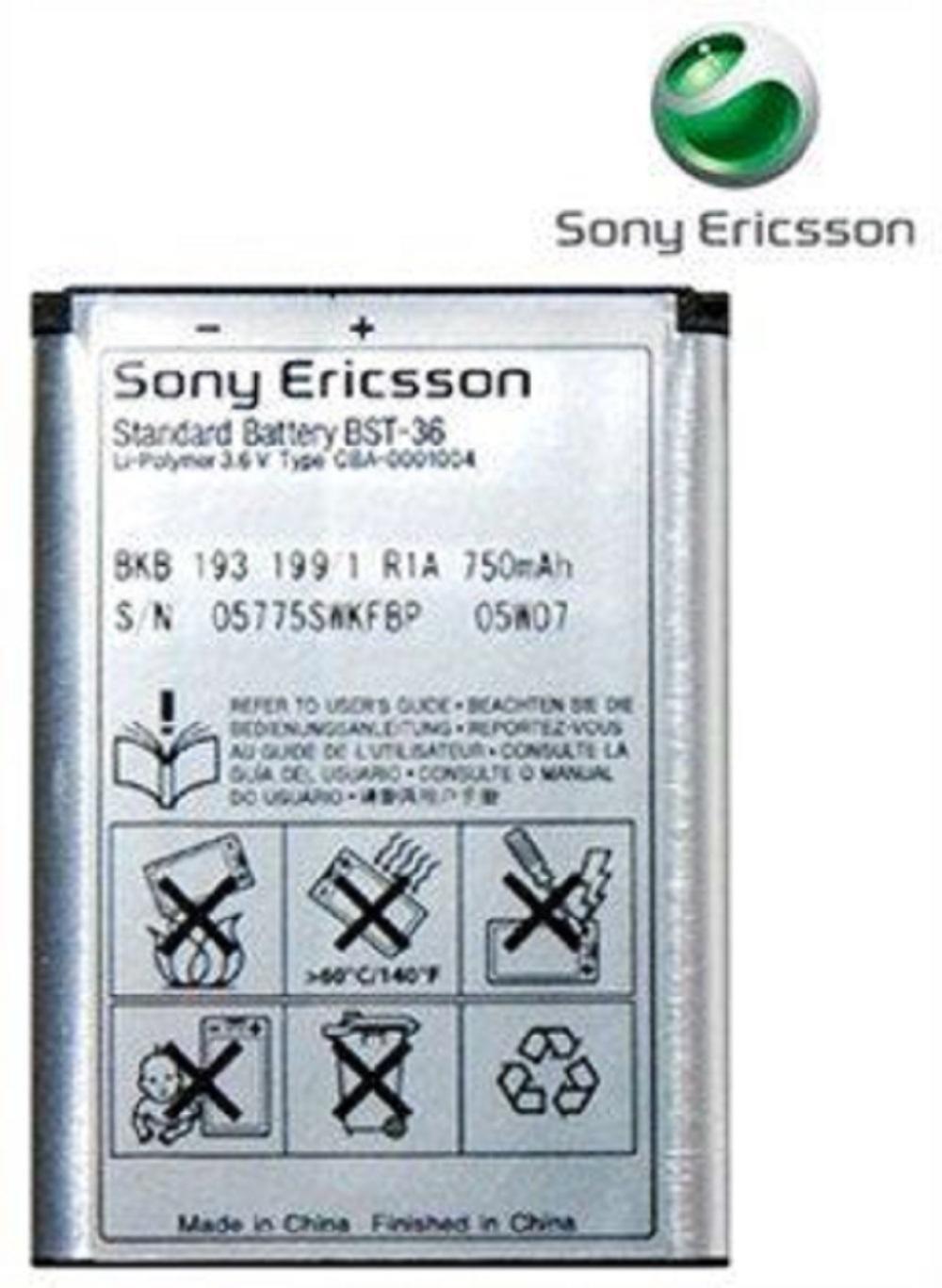 Pin Sony Ericsson BST-36