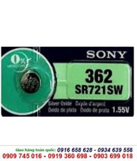 Pin Sony SR721SW, Pin Sony 362 silver oxide 1.55V, Pin đồng hồ chính hãng