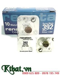 Pin SR41SW 392 384 _Pin cúc áo 1.55v Silver Oxide Renata 392 SR41W (Loại Vỉ 1viên)