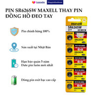 Pin SR626SW Maxell 377 vỉ 5 viên chính hãng thay pin đồng hồ đeo tay