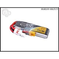 Pin Tattu 450mAh 2S 75C 7.4V LiPo Battery XT30 Plug