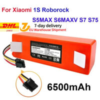 Pin Thay Thế 14.4V 6500mAh Cho XiaoMi 1S Roborock S5MAX S6MAXV S7 S75 Quét Lau Robot Hút Bụi