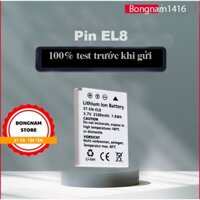 Pin Thay Thế Nikon EN-EL8 Cho Máy Ảnh Nikon Coolpix S1, S2, S5, S6, S7, S8,.....