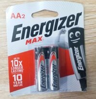 Pin tiểu AA Energizer 1.5V vỉ 2 viên chính hãng Malaysia