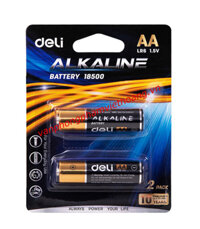 Pin tiểu Alkaline AA LR6 1.5V Deli 18500