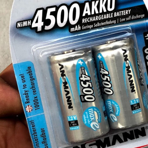 Pin trung sạc C ANSMANN 2500mAh NiMH HR14 BL2