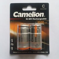 Pin trung sạc Camelion 2500maH vỉ 2 viên