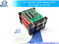 Pin UltraFire 18650 4000mAH 2×3 Sạc Và Bảo Vệ 12V HS