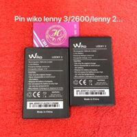 Pin wiko lenny3/lenny2/2600 zin-mới 100%