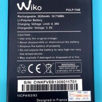 Pin Wiko Pulp Fab zin