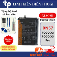 Pin Xiaomi POCO X3/ poco x3 NFC / POCO X3 Pro ~BN57~ Zin (Tặng keo dán và bộ sửa)