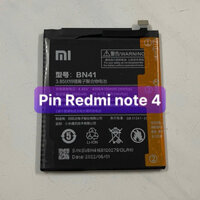 pin Xiaomi Redmi note 4 model BN41 dung lượng 4100mAh
