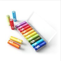 Pin Xiaomi ZMI Rainbow 5 AA và 7 AAA vỉ 10 Viên Pin Dung Lượng Cao - Hàng Chính Hãng