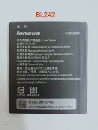 Pin Zin Chinh Hãng Lenovo  A6000 A6000 Plus (BL242)