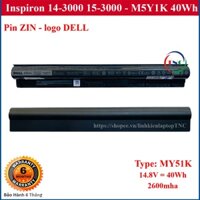 [Pin zin] Pin Laptop Dell Inspiron 14 15 3000 series Vostro 3458 3558 3559 3468 3568 M5Y1K 40Wh
