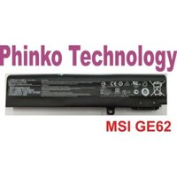 🎁PIN ZIN 🎁 PIN LAPTOP BTY-M6H FOR MSI  GE62 GE72 GP62 GP72 CX62 6QD