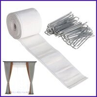 Pinch Pleat Tape Pleat Tape Pinch Vải Heading Tinh Tế Drape Làm Phụ Kiện Phong Cách Phòng Ngủ & Phòng Khách Ameevn
