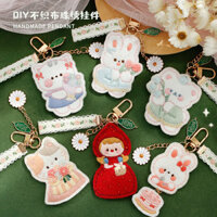 Ping An Fu Gói vật liệu DIY thêu tay Mặt dây chuyền cặp đôi