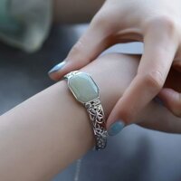 Ping An Wuthing Thương hiệu Vòng tay rỗng bằng bạc 925 Vòng đeo tay cổ điển khí chất Trung Quốc mới Ope ❈ ❈ ❈ ❈ ❈ ❈ ❈ ❈ 🍒 ❈ ❥ 🍒 🍒 ❈ ❈ ❈ ❈ ❈ ❈ ❈ ❈ ✸