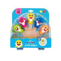 PINKFONG Baby Shark Finger Puppets Toddler Bath Toy