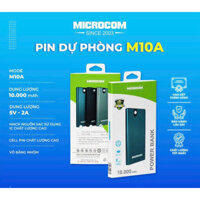 Pin/Sạc dự phòng Microcom Dung lượng: 10.000nAh Polymer lihium