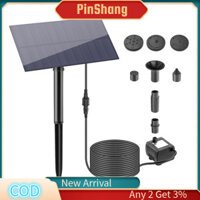 Pinshang 1.5w Bể Bơi Đài Phun Nước Năng Lượng Mặt Trời Tích Hợp Cốc Hút Chìm Máy Bơm Nước Có Bọt Biển