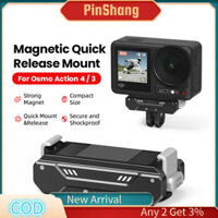 Pinshang Camera Phát Hành Nhanh Adapter Với 1 / 4 "Vít Ren Hợp Kim Nhôm Phụ Kiện Camera Tương Thích Cho DJI OSMO Action 4 / 3 Camera