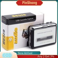 Pinshang Cassette Player Usb Cassette Sang Mp3 Chuyển Đổi Chụp Âm Thanh Máy Nghe Nhạc Băng Cassette Ghi