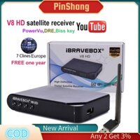Pinshang ibravebox v8 hd 1080p dvb-T-s2 Bộ Nhận Tín Hiệu wifi Cao Cấp