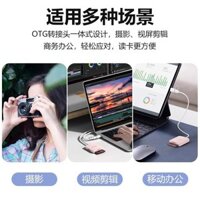 Pinsheng USB 3.0 Đầu đọc thẻ di động tốc độ cao đa chức năng 10k Tương thích với máy tính Huawei Type-C Thẻ nhớ SD/TF Thẻ lưu trữ CFMS Máy ảnh Sony Canon Bộ chuyển đổi đa chức năng CCD