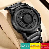 PINTIME/Đồng hồ bóng từ tính mới, công nghệ đen, cá tính sáng tạo, ý tưởng thời trang DIIP